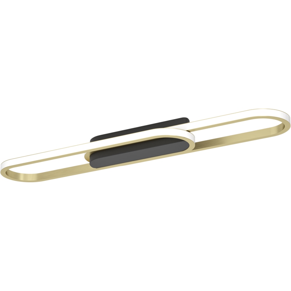 Plafoniera Led EGLO Conivarena, 20W, 2400lm, lumina variabila, IP20, negru-alb