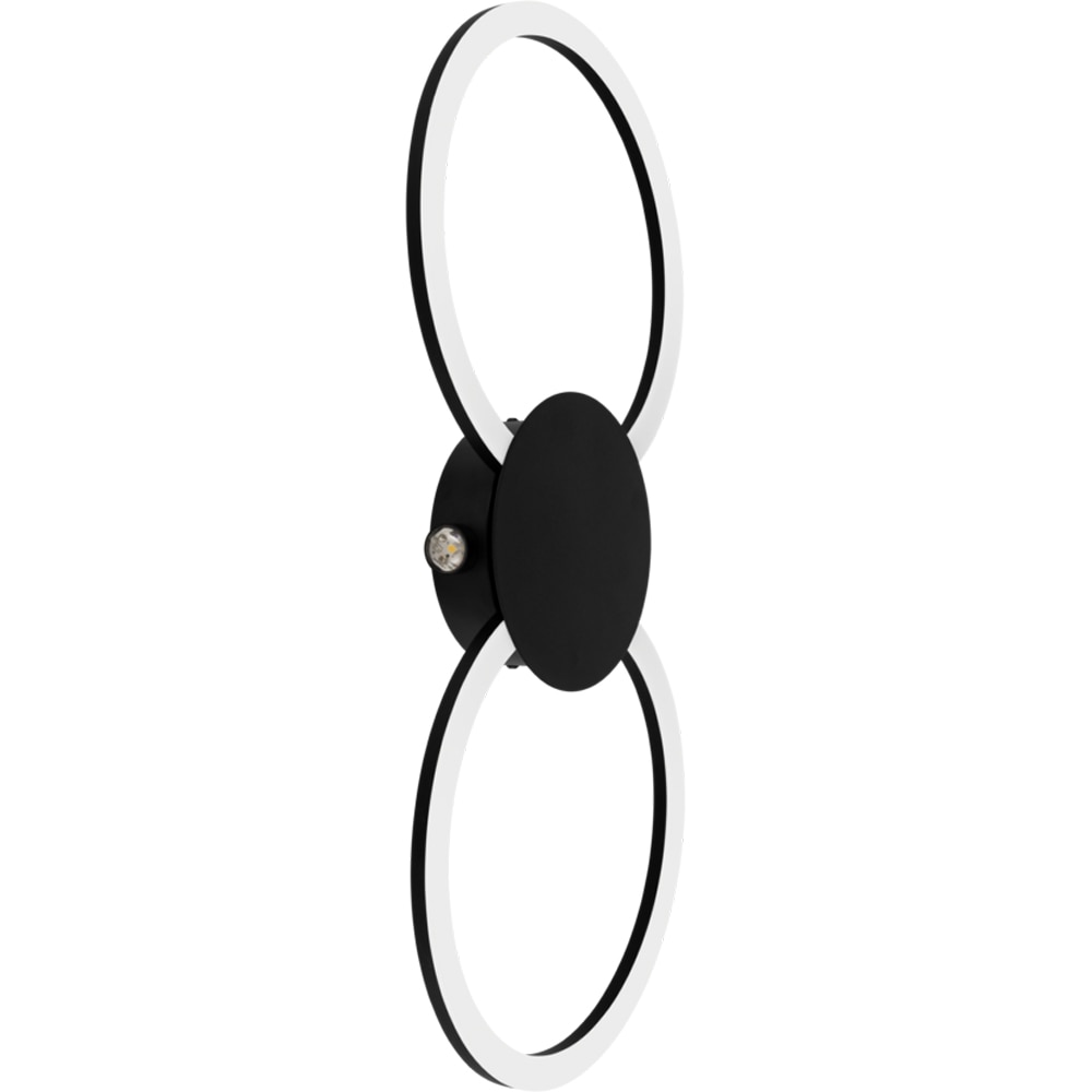 Plafoniera Led EGLO Venticello, 20W, 2400lm, lumina calda, IP20, negru-alb