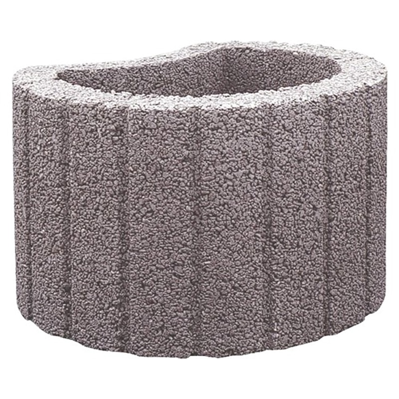 Jardiniera gradina Semmelrock, beton, 30 x 20 cm, rosu