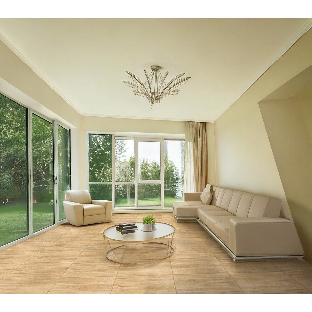 Gresie interior/exterior Fabri, bej, portelanata, 30.3 x 60.6 cm, 1.84 mp/cutie, PEI 4