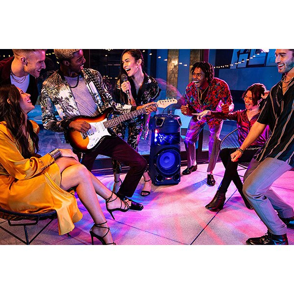 Sistem audio SONY MHC-V43D, Bluetooth, LDAC, Jet bass booster Mod fiesta, FM, Party music, negru