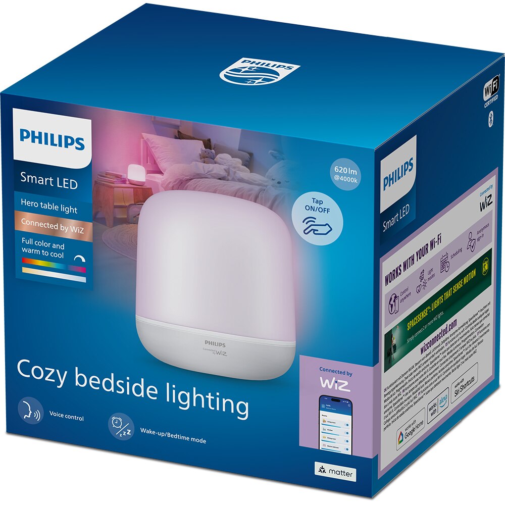 Lampa LED Smart PHILIPS 8721103136275, Wi-Fi, RGBW, 9W, 620lm, 4000K