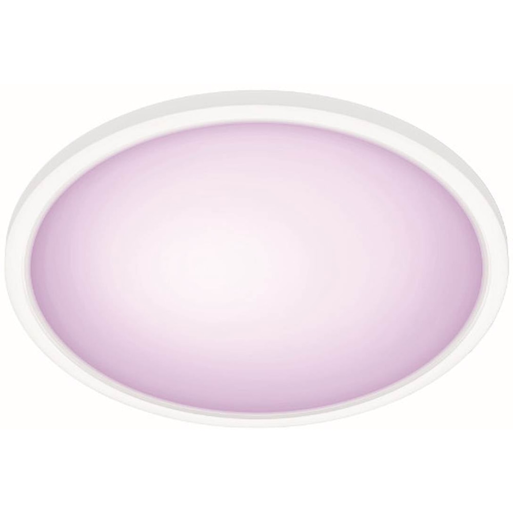 Plafoniera LED RGB, PHILIPS Superslim, 22W, IP20, aluminiu plastic, alb