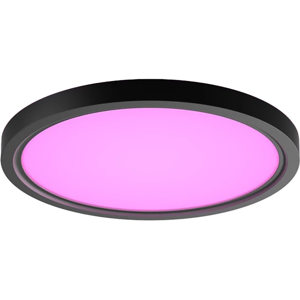 Plafoniera LED PHILIPS HUE Tento, LED RGB, 16W, 2250lm, IP20, 2000-6500 K, aluminiu plastic, negru