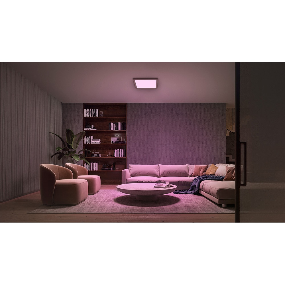Plafoniera LED PHILIPS HUE Tento, LED RGB, 22W, 2000 lm, IP20, 2000-6500 K, aluminiu plastic, alb