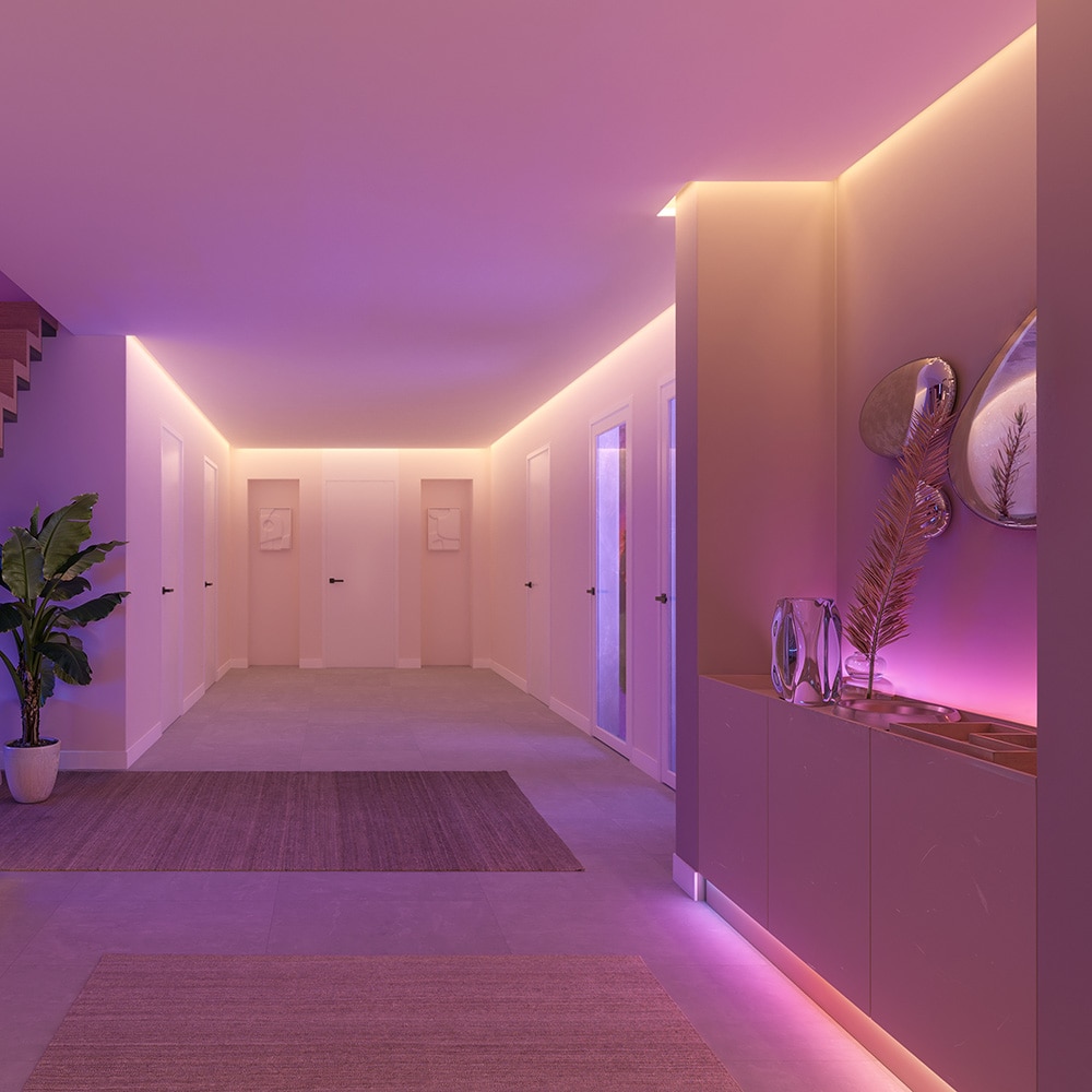 Set 4 conectori PHILIPS Hue, 4 x 8.9 x 9 cm, IP20, plastic, alb