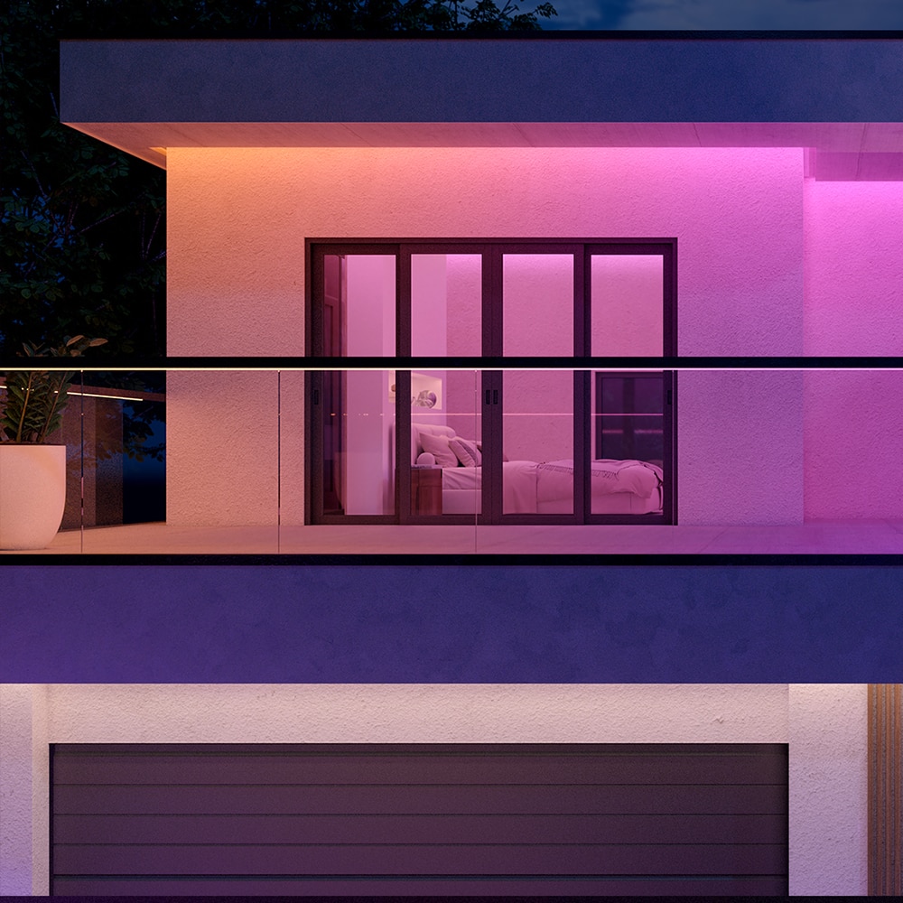 Banda LED exterior Smart PHILIPS Hue Flux, ZigBee, RGB, 30W, 3000lm, 5m