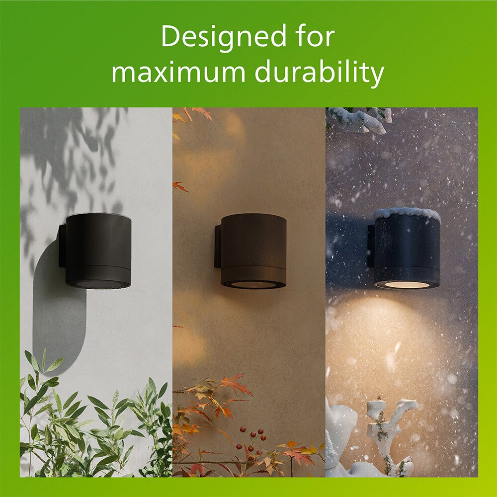 Lampa solara Philips Fylx, 5W, IP44, plastic, negru