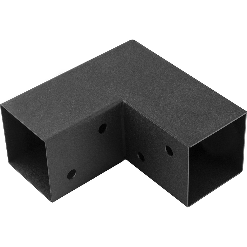 Conector pergola GPL 70 DMX, 72 x 165 x 163.5 x 1.5 mm, vopsit cu pulbere neagra, otel
