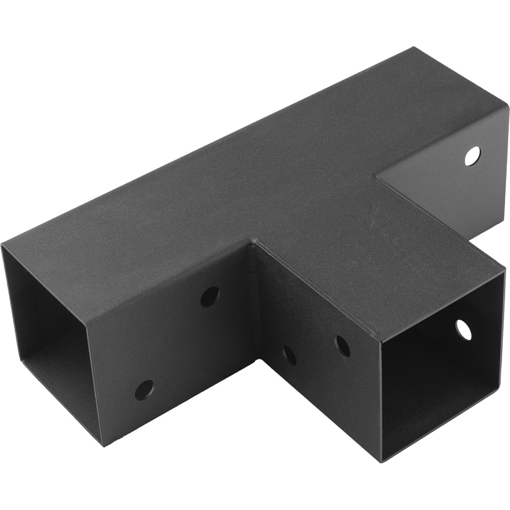 Conector pergola GPT 70 DMX, 72 x 165 x 255 x 1.5 mm, vopsit cu pulbere neagra, otel
