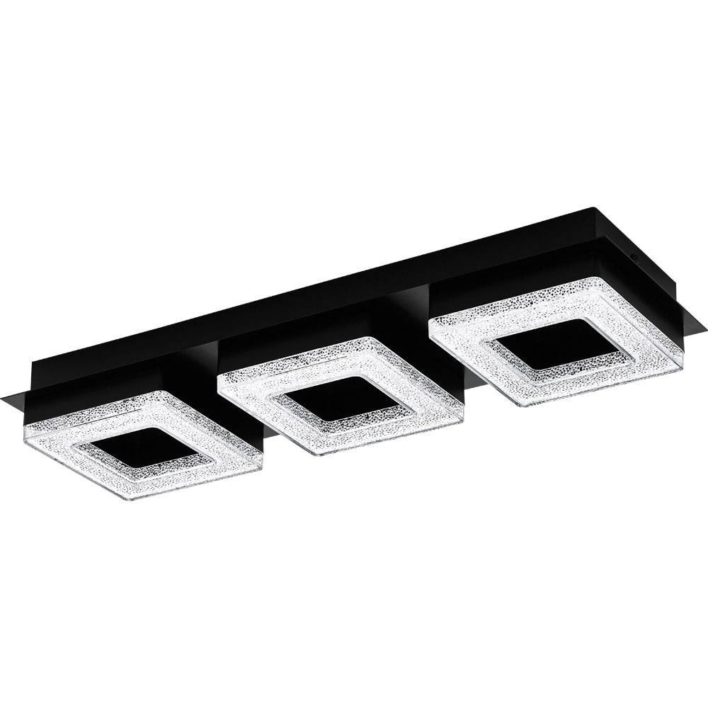 Plafoniera EGLO Fradelo, LED, 3x3.5W, 1200lm, negru