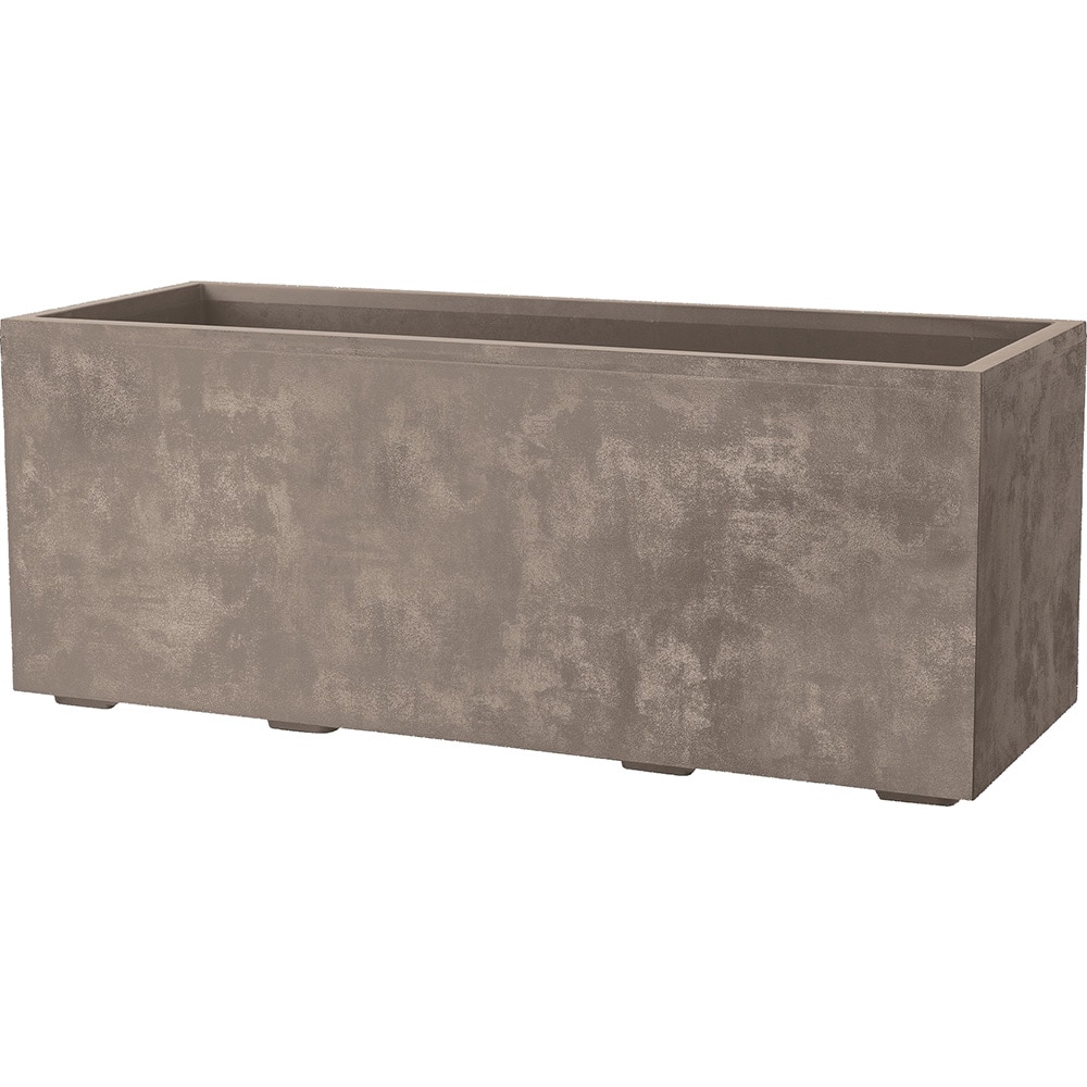 Jardiniera DEROMA Millenium, D59 cm, plastic, gri taupe