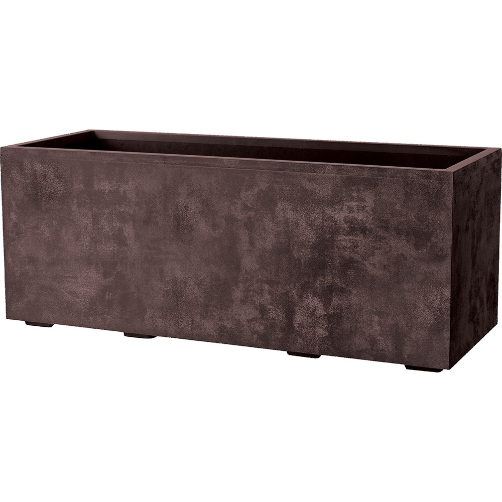 Jardiniera DEROMA Millenium, D59 cm, plastic, maro bronz