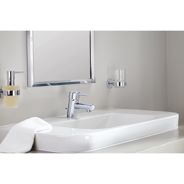 Set pahar baie GROHE Essentials 40447001, crom