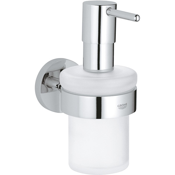 Dispenser sapun lichid GROHE Essentials 40448001, 160 ml, sticla, crom