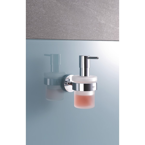Dispenser sapun lichid GROHE Essentials 40448001, 160 ml, sticla, crom
