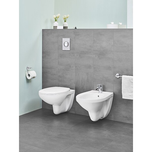 Suport hartie igienica GROHE Bau Cosmopolitan 40457001, crom