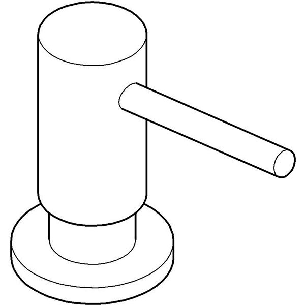 Dispenser sapun lichid GROHE 40535A00, 500 ml, alama, antracit