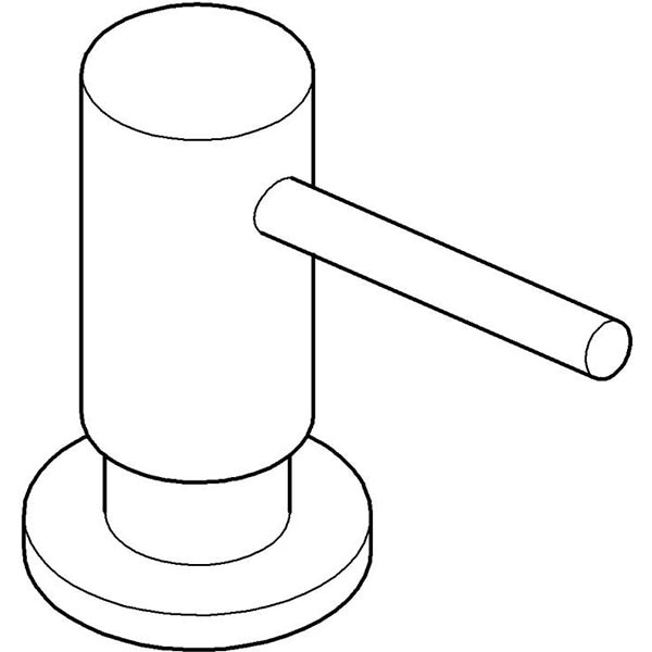 Dispenser sapun lichid GROHE 40535AL0, 500 ml, alama, antracit