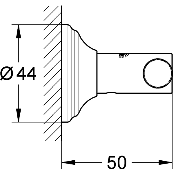 Cuier baie GROHE Authentic 40656001, crom