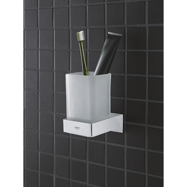Pahar baie GROHE Selection Cube 40783000, transparent