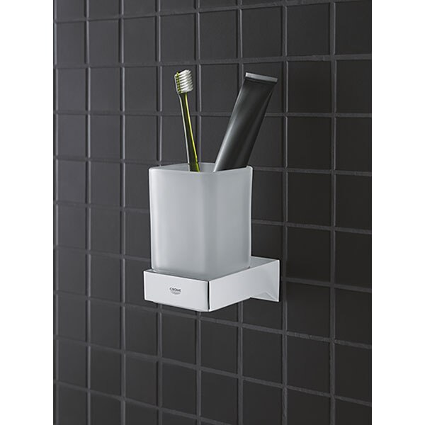 Suport perete GROHE Selection Cube 40865000, argintiu