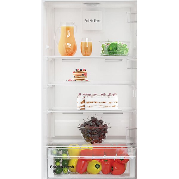 Combina frigorifica ARCTIC AK60366M40NFMT, Full No Frost, 324 l, H 185.2 cm, Clasa E, inox