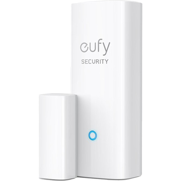 Kit sistem de alarma wireless smart EUFY Security T8990321, senzor miscare, 2 x senzori intrare, tastatura, alb