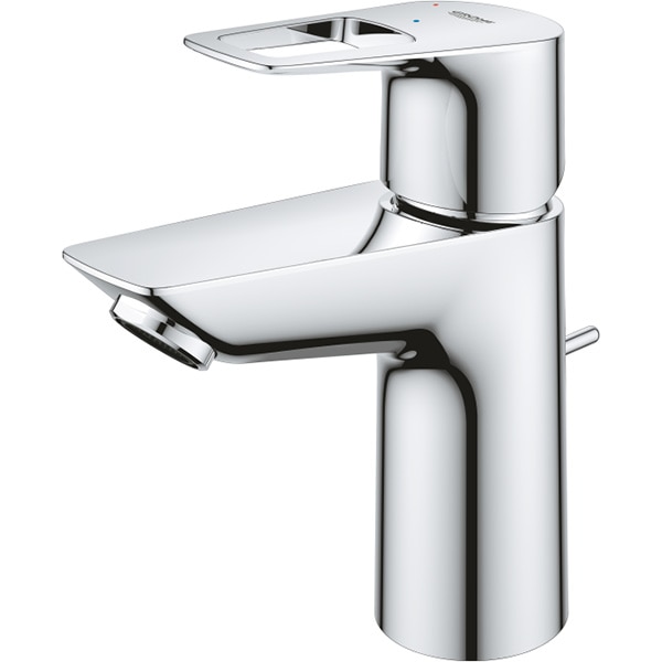 Baterie lavoar GROHE Bauloop 22054001, marimea S, alama, argintiu
