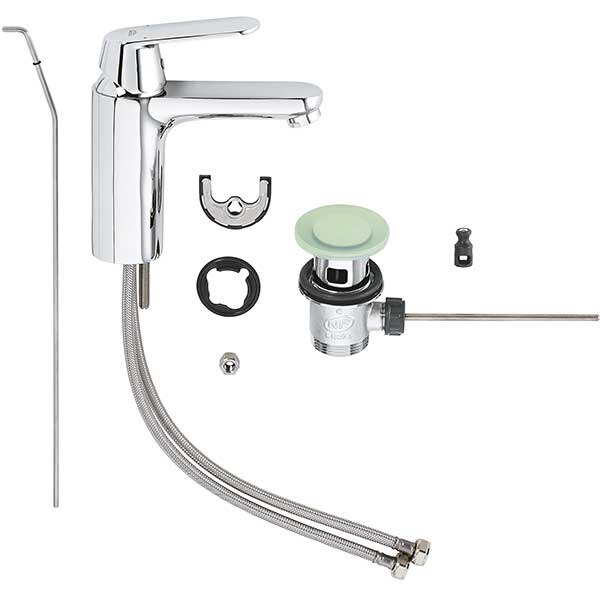 Baterie lavoar GROHE EuroSmart Cosmopolitan 23325000, marimea M, metal, crom
