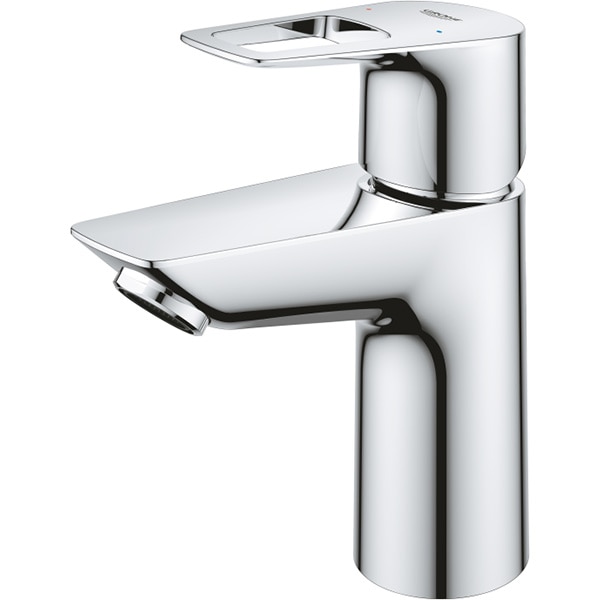 Baterie lavoar GROHE Bauloop 23337001, marimea S, alama, argintiu