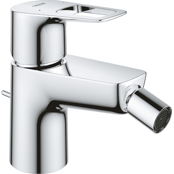 Baterie bideu GROHE Bauloop 23338001, marimea S, alama, argintiu