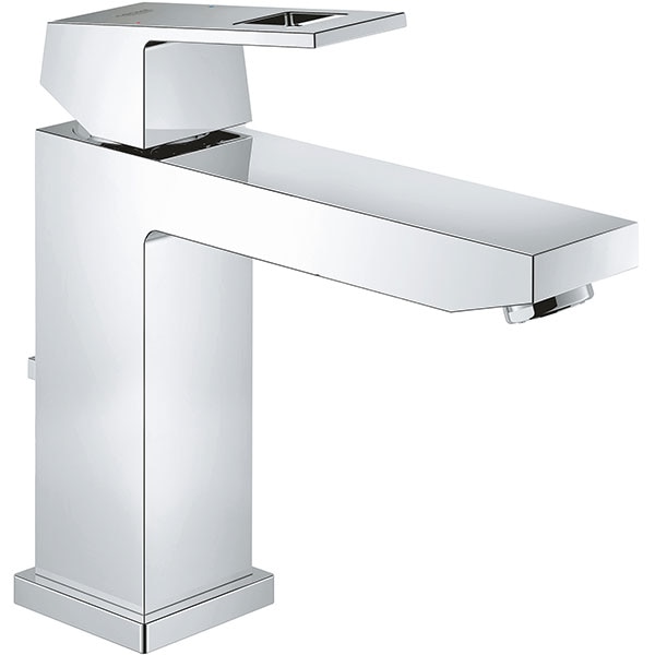 Baterie lavoar GROHE Eurocube 23445000, marimea M, metal, argintiu