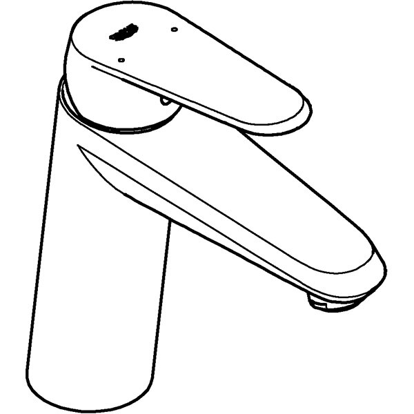 Baterie lavoar GROHE Eurodisc Cosmopolitan 23449002, marimea M, alama, argintiu