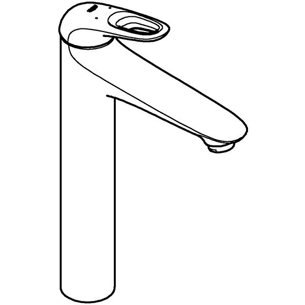 Baterie lavoar GROHE Eurostyle 23570LS3, marimea XL, alama, alb