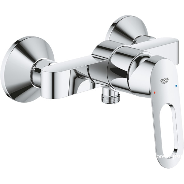 Baterie dus GROHE Bauloop 23634000, alama, argintiu