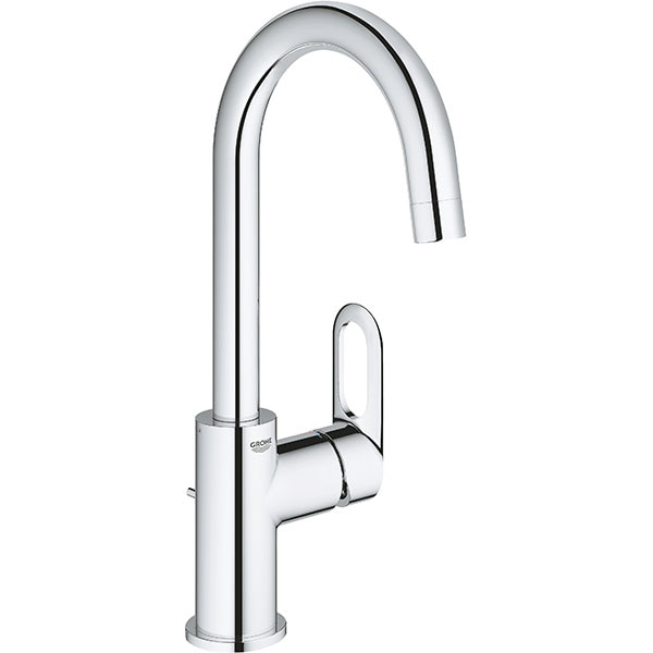 Baterie lavoar GROHE Bauloop 23763000, marimea L, metal, argintiu