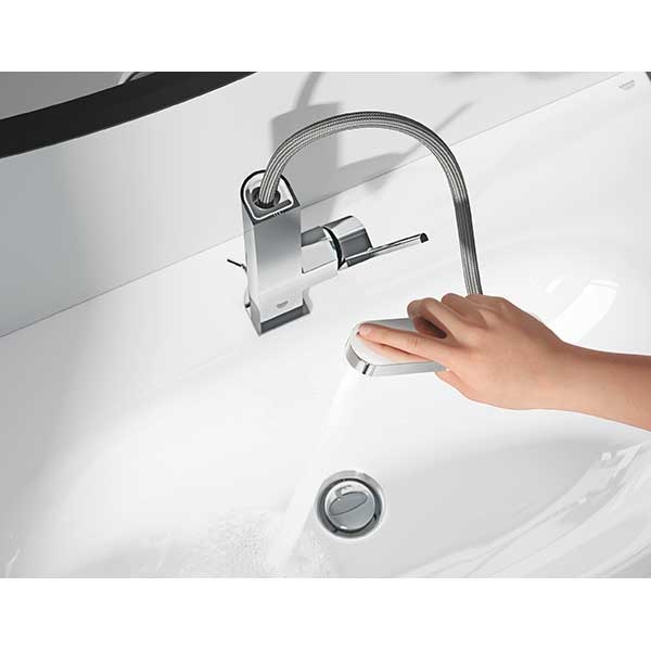 Baterie lavoar GROHE Plus 23843003, marimea L, metal, crom