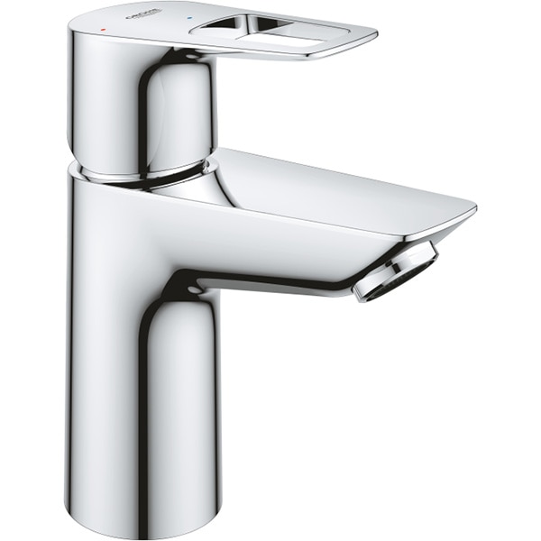 Baterie lavoar GROHE Bauloop 23883001, marimea S, alama, argintiu