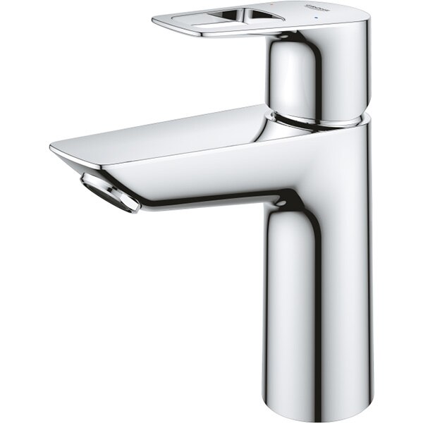 Baterie lavoar GROHE Bauloop 23917001, marimea M, alama, argintiu