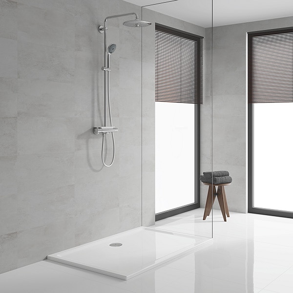 Sistem dus GROHE Vitalio Joy 260 26403001, termostat, 3 functii, crom