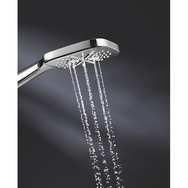 Para dus GROHE Rainshower SmartActive Cube 130 26550000, 3 functii, crom