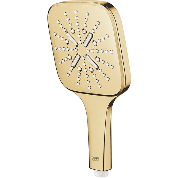 Para dus GROHE Rainshower SmartActive Cube 130 26582GN0, 3 functii, auriu