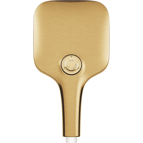 Para dus GROHE Rainshower SmartActive Cube 130 26582GN0, 3 functii, auriu