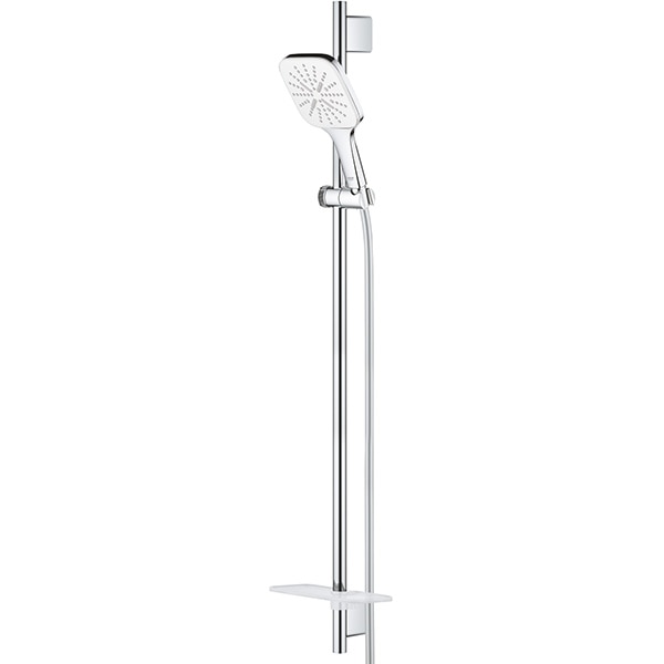 Coloana dus GROHE Rainshower SmartActive 130 Cube 26586LS0, 3 functii, crom