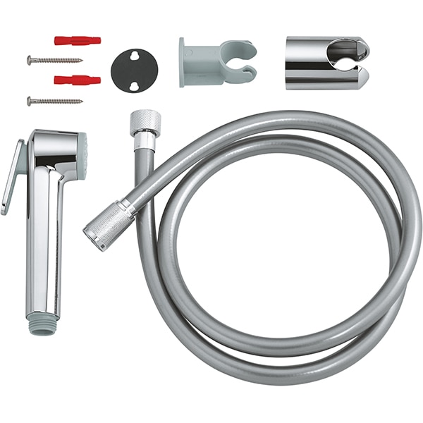 Set dus igienic GROHE Tempesta-F Trigger 27513001, 1 functie, argintiu