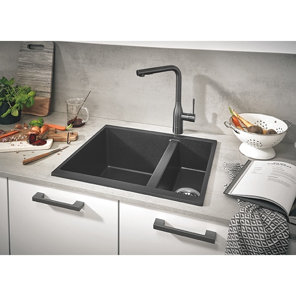 Baterie bucatarie GROHE Essence 30270AL0, dus extractibil, metal, grafit