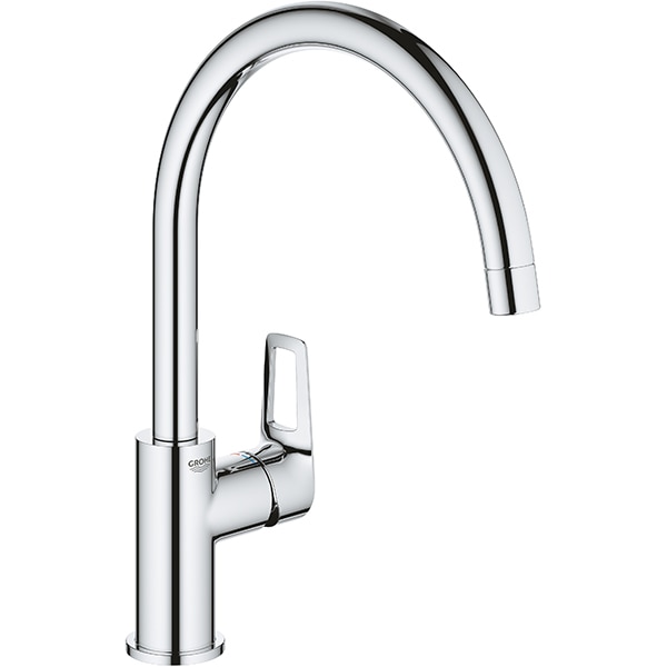 Baterie bucatarie GROHE Bauloop 31368001, metal, crom