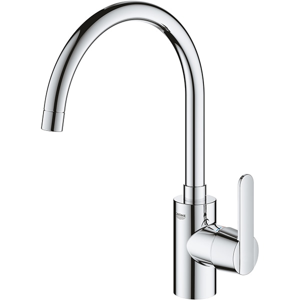 Baterie bucatarie GROHE Get 31494001, metal, crom