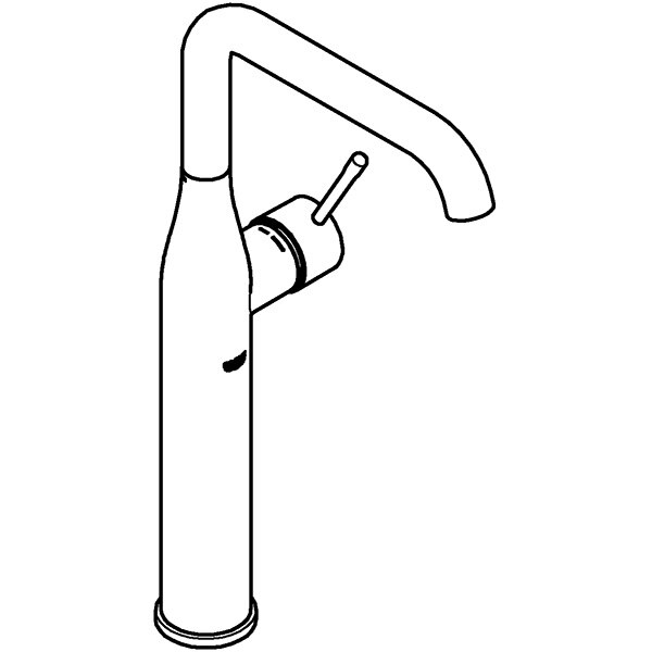 Baterie lavoar GROHE Essence 32628GL1, marimea L, alama, auriu